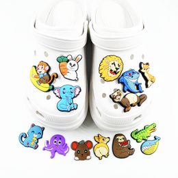 Jibbitz Cute Animal Shoe Charms for Croc Clog Decoration, Cartoon Anime Charm Accessories for Kids Boy Girl Adult Men Women Party Favor