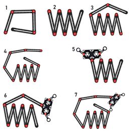 Multi-Fold Alloy Angle Ruler Finder Measuring Perforated Mould Template Locator Drill Guide Tile Hole