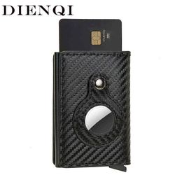 Rfid Card Holder Men Wallets Money Bag Male Black Short Wallet 2022 Small Leather Slim Mini For Airtag air Tag J220809