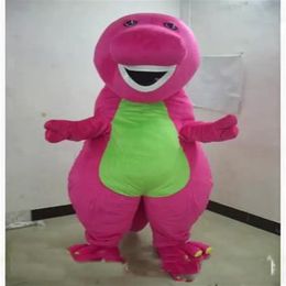 Discount factory Profession Barney Dinosaur Mascot Costumes Halloween Cartoon Adult Size Fancy Dress