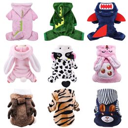 Funny Dog Clothes Simulation Rabbit Cow Suit Clothes For Dogs Cat Costume Clothing Halloween Dressing Up Chihuahua Party Suits 201028