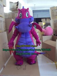 Mascot doll costume Hippo Mascot Costume Cartoon Set Hippo Rhino Event Poster Purple Dragon King Adult Size Christmas Gift 1163