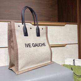 W trend Women handbag Rive Gauche Tote shopping bag handbags top canvas Large Beach bags Designer travel Crossbody Shoulder satchel Wallet