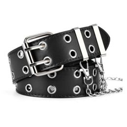 Belts Fashion Ladies Belt Chain, Luxury Pin Buckle Jeans Decoration Retro Punk