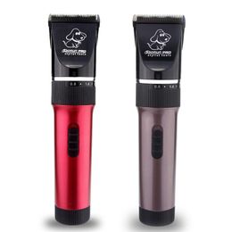 Professional High Power Rechargeable Electric Pet Dog Hair Trimmer Low-noise Safe Cat Animals Dog Hair Shaver Cutting Clipper216b