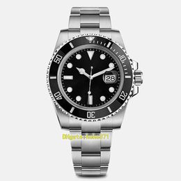 Excellent High quality men Watches 116610 40mm Stainless Steel Black Dial cal.2836 Movement Automatic mechanical Mens Watch Wristwatches With Original Box Papers