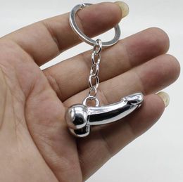Sexy Male Reproductive Organ Personality Key Penis Chain Men and Women Couple Fashion Phallus Keychain 3 Colours
