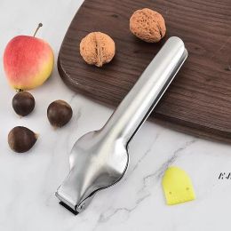 Stainless Steel Chestnut Opening Device Household Cross Nut Peeling Tool Chestnut Clip Kitchen Accessories Kithchenware LJE14167