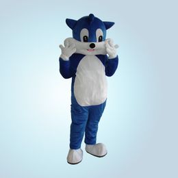 Blue Cat Mascot Costume Cat Mascot Costume Fancy Dress Christmas for Halloween party event