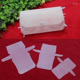 Knitting Weaving Plastic Mesh Sheet DIY Bag Accessories Easy Knit Helper Jewellery Pouches Bags Toby22