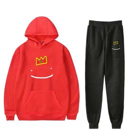 Men's Tracksuits Rip Technoblade Hoodies Suit And Pants Streetwear Pullovers Sweat Set 03 High QualityMen's