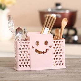 Kitchen Storage & Organization Draining Rack Cage Cutlery Chopsticks Spoon Organizer Drainage Holder Box Plastic AccessoriesKitchen