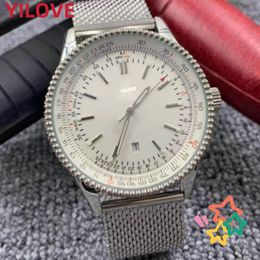 High Quality Full Functional Watch Automatic Mechanics Men Clock Chronograph Mens Stainless Steel Bracelet Stopwatch Waterproof Business Wristwatches