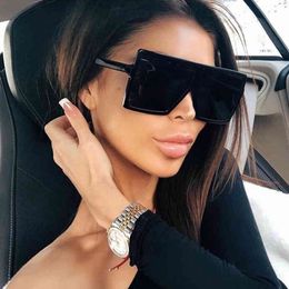 2022 Trendy Fashion Trending Flat Top Cheap Big Square Sun Glasses Frame Oversized Shaped Rectangle Shades Sunglasses
