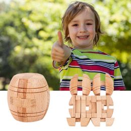 Brain Teaser Wooden Magic Box Game For Children Adult Luban lock IQ Toys Z 