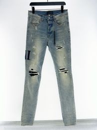 Men Stretch Jeans Casual Jean Fashion White Denim Trousers for Male Spring and Autumn Retro Pantsmens Size