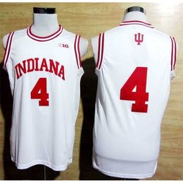 Xflsp Indiana Hoosiers #11 Isiah Thomas retro throwback college basketball jerseys 40 Cody Zelle 4 Victor Oladipo