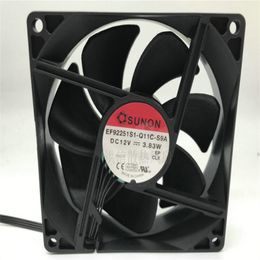 Wholesale fan: Original SUNON EF92251S1-Q11C-S9A 9225 12V 3.83W chassis cooling fan