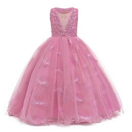 Girls Dress Elegant Princess Dress Kids Dresses For Girls Costume Wedding Party Dress Children Clothing vestidos 4 8 13 14 Years G220428