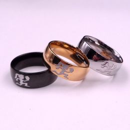 (Women) ICP Twiztid Stainless Steel Ring Hatchetman Hatchet Girl Men Rings 8-12# 3 Colour Silver/ Golden / Black