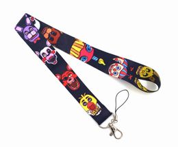 10 Pieces Midnight Harem Cartoon Anime Lanyard Key Chain Neckband Key Camera ID Phone String Pendant Party Gift Accessories Small Wholesale