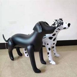 Plastic inflatable dog model pet shop props puppy clothes po tools simulation animal toys Y200330