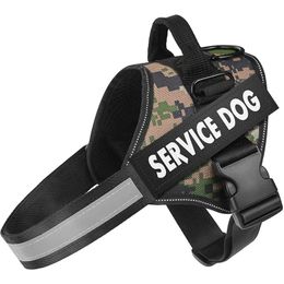 Dog Collars & Leashes Personalized Harness 3M Reflective Adjustable No-Pull Pet Vest For Small Medium Large Dogs With Customized ProductsDog