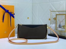 2022 Fashion Mini Bag Chain Crossbody Short Leather Shoulder Strap Simple Pouch Shoulder Strap Luxury Designer Bag 41638247T