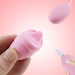 Sex toy Toy Massager powerful Vaginal Ball Blowjob Orgasm Anal Bullet Vibrator g Spot Clitoris Tongue Licking Egg Toys for Women o U0NE