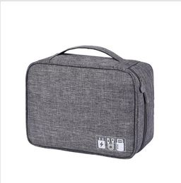 Storage Bags Canvas Bag Digital Accessories Carry Pouch Large Capacity Travel BagStorage