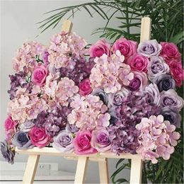 Decorative Flowers & Wreaths Artificial Flower Wall Plants Party Outdoor Wedding Backdrop Pography Backdrops Baby Shower Hair Salon DecorDec