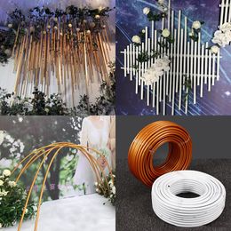 Party Decoration Wedding Stage Arch PVC Modelling Tube Flexible Bending Creative DIY Flower Stand Frame WholesaleParty