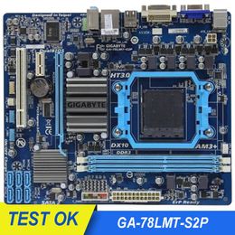 Motherboards For GIGABYTE GA-78LMT-S2P Desktop Motherboard Used 760G DDR3 AM3/AM3 8G USB2.0 78LMT-S2 S2P Boards MainboardMotherboards