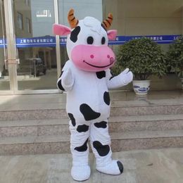 PROFESSIONAL FARM DAIRY COW Mascot Costume cartoon Fancy Dress Mascot costume Fancy Dress Adult size Halloween costumes