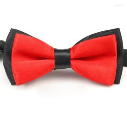 Bow Ties Fashion Bowties Groom Adjustable Satin Tuxedo Wedding Party Plain Necktie Tie Boy Business Butterfly Formal TiesBow