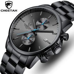 Watches for Men Warterproof Sports Mens Watch CHEETAH Top Luxury Clock Male Business Quartz Wristwatch Masculino 220525