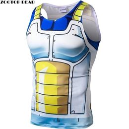 3D Anime Tank Tops Men Vest singlet Tees Waistcoat Fitness Male Bodybuilding Clothing Streetwear ZOOTOP BEAR D220615