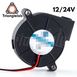 Trianglelab 5015 blower fan High quality ball bearing cooling DC 12V 24V Brushless Cooling Heat dissipation for 3D printer 220704