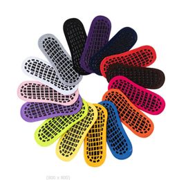 Fashion Sport children Anti Slip Tube Trampoline Socks kids Soccer Football Sports Grip Socks parent-child early education home baby floor sox wholesale