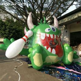 Free Express 2.5m/3m/4mH Inflatable Dinosaur Monster Cartoon With Blower For Outdoor Activities Decoration Made By Ace Air Art