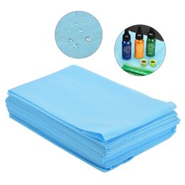 Disposable tattoo table mat mattress 10pcs Other Tattoo Supplies thickened 170x80cm fiber mesh blue waterproof breathable soft non-woven cleaning
