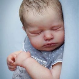 NPK 20INCH Reborn Doll Kit Limited Edition LikeFelike Soft Touch Frech Color Kit 220707