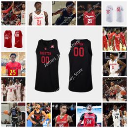 Jarace Walker Basketball Jersey Custom UH Houston Cougars Basketball Wears 2022 NCAA Stitched College Wear Embroidered jerseys