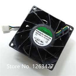 Wholesale fan: 8038 12V PF80381B1-Q029-S9A 14.40W four-wire violent high-volume fan, inverter server