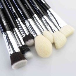 Makeup Tool Set Makeup brush Goat Hair Makeup brush High Quality Black foundation make-up Large Coloured Shadow 220423