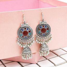 Dangle & Chandelier Classic Afghan Ethnic Vintage Bell Tassel Drop Earrings For Women Traditional Turkish Tibet Tribe Bride Jhumka Je