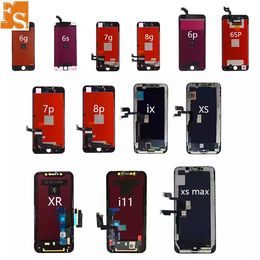 Best Quality LCD Display & Touch Screen Digitizer Full Assembly for iPhone 6 6s plus 7plus 8 8plus Free DHL