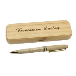 Personalised Pen Box Groom Wedding Customised Back to School Company Advanced Gift Success Man 220707