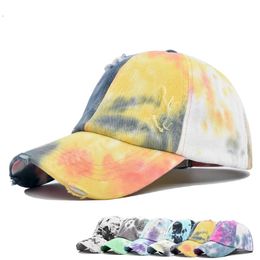 Graffiti Baseball Cap New Spring Sunhat Hole Patchwork Men Women Unisex-Teens Cotton Snapback Caps Fashion Hip Hop Vintage Hat