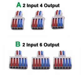 Other Lighting Accessories 10Pcs SPL-42/62 Mini Fast Wire Connector Universal Wiring Cable Push-in Conductor Terminal Block DIY YOUOther